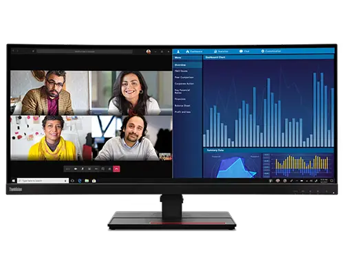 Lenovo ThinkVision P34w-20 34.14-inch QHD Monitor Lenovo ThinkVision P34w-20 34.14-inch QHD Monitor